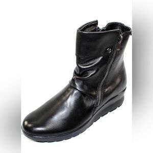 Mephisto Phila Black City Calf Bootie Boots EU 39 (US Womens 9)